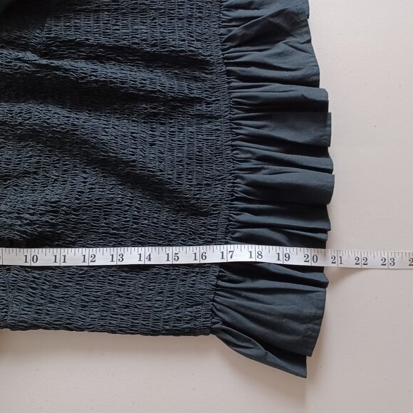 The Drop Marisol On/Off-Shoulder Cotton Smock Blouse - Picture 16 of 16